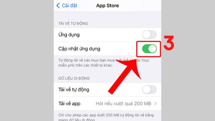Cập nhật Facebook tự động trên iPhone - bước 3