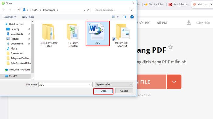 Hướng dẫn chuyển đổi file XML sang PDF với PDFCandy, bước thứ hai