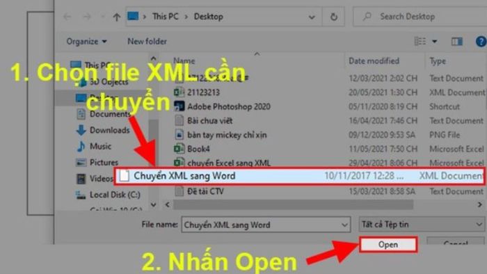 Hướng dẫn chuyển đổi file XML sang PDF với AnyConV, bước thứ hai