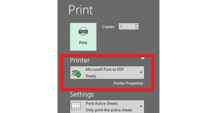 Hướng dẫn chuyển đổi từ file XML sang PDF bằng Microsoft Print – Bước 2