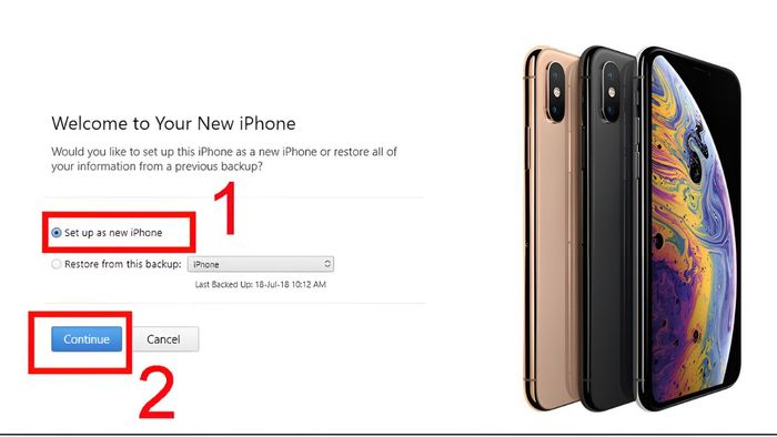 Cách kích hoạt iPhone bằng iTunes - Bước 3