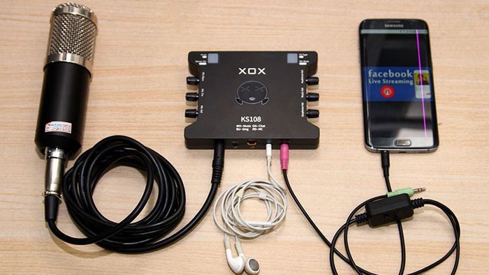 Hướng dẫn kết nối mic thu âm với điện thoại bằng Sound Card