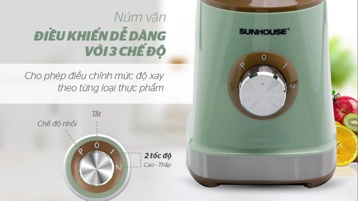 Đặc điểm ưu việt của máy xay sinh tố Sunhouse