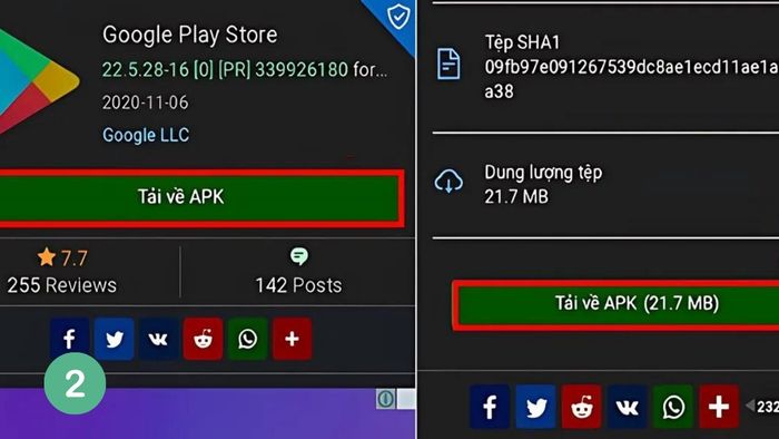 Hướng dẫn tải CH Play cho điện thoại Samsung - Bước 2