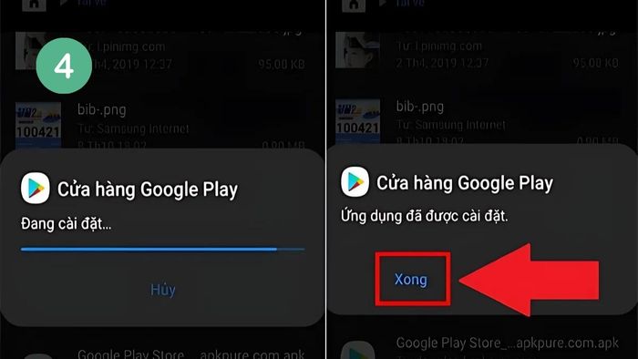 Hướng dẫn tải CH Play cho điện thoại Samsung - Bước 4
