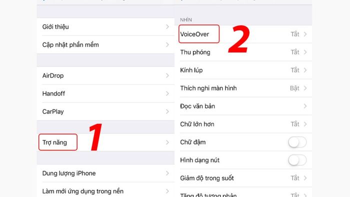 Hướng dẫn sử dụng VoiceOver hiệu quả - Bước 2