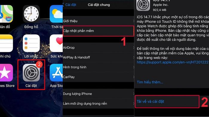Cập nhật iOS mới nhất để khắc phục lỗi camera không lấy nét gần trên iPhone