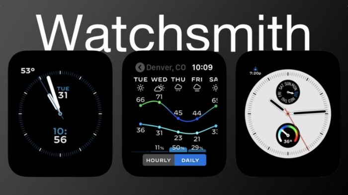 Ứng dụng Watchsmith để tải hình nền cho Apple Watch
