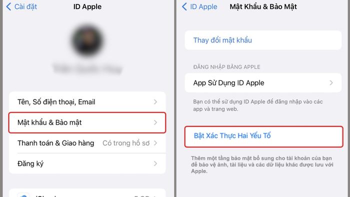 Cách giải quyết iPhone bị xâm nhập iCloud bằng tính năng xác thực hai lớp