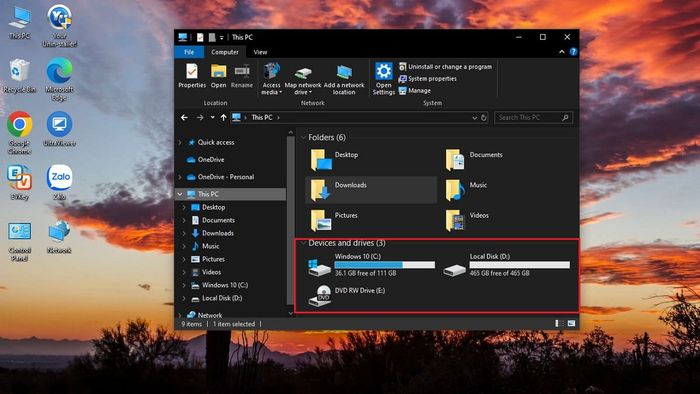 Hướng dẫn kiểm tra dung lượng ổ cứng trong My Computer