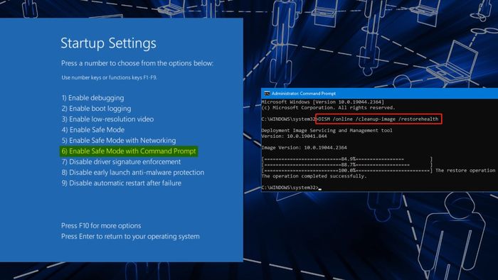 Xây dựng BCD và chạy Chkdsk để khắc phục lỗi Sửa chữa Tự động