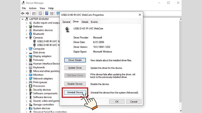 Cài đặt lại driver - Bước 3