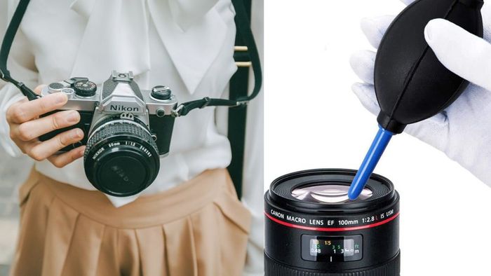 Vệ sinh máy ảnh khi không sử dụng lâu