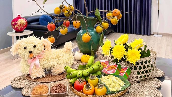 Những kiểu bày mâm ngũ quả Trung thu sáng tạo và mới lạ