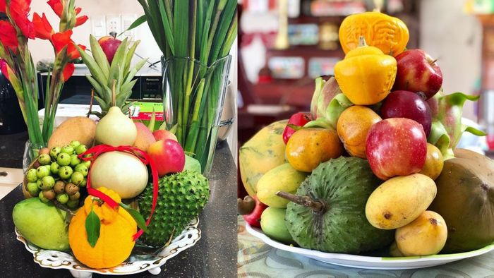 Mâm ngũ quả Trung thu miền Trung