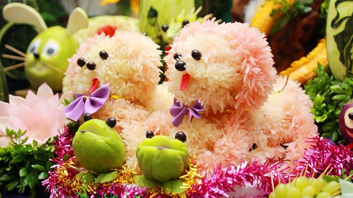 Cách tạo hình chó bưởi