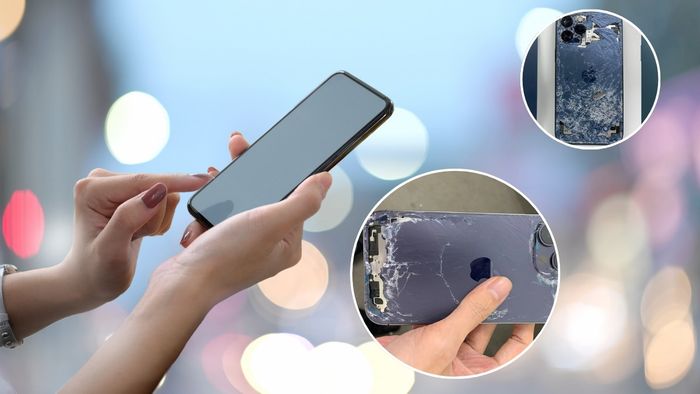 Các nguyên nhân khiến mặt sau điện thoại bị vỡ