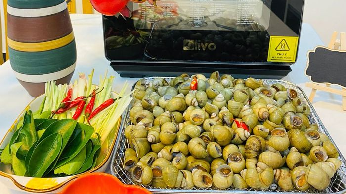 Hướng dẫn nướng ốc hương bằng nồi chiên không dầu