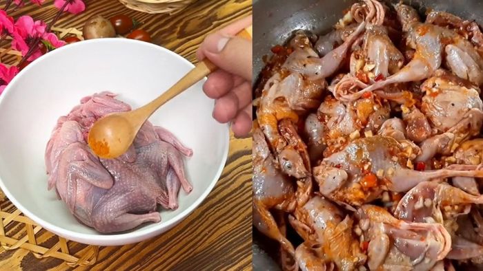 Hướng dẫn ướp chim cút nướng bằng nồi chiên không dầu