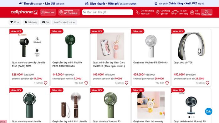 Nên mua quạt điện giá 100k ở đâu