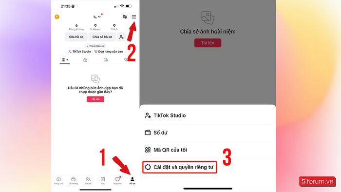 Gửi báo cáo qua mục Báo cáo vấn đề - Bước 1