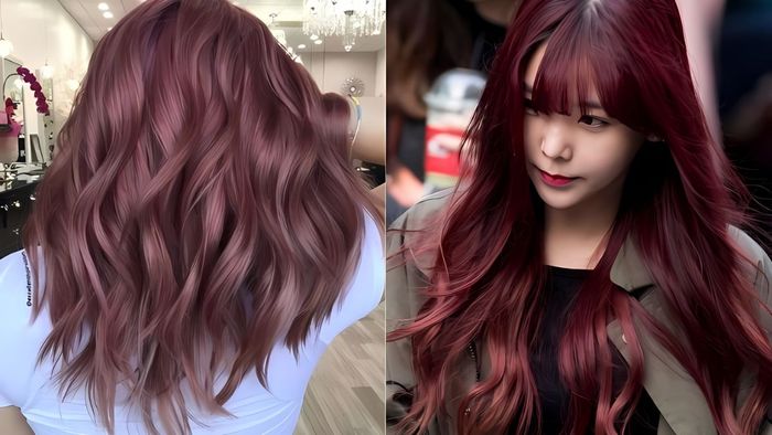 Màu tóc đỏ rêu
