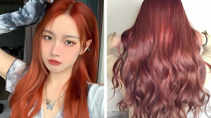 Màu tóc đỏ đồng