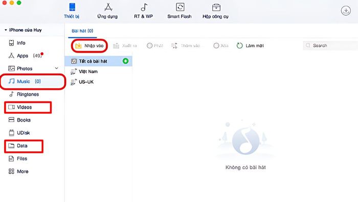 Cài đặt 3uTools để quản lý nhạc, video, và dữ liệu trên iPhone