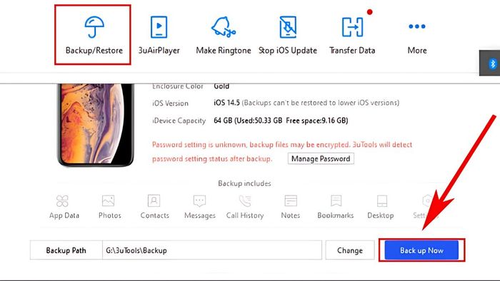 Hướng dẫn Jailbreak thiết bị iOS bằng 3uTools - Bước 1