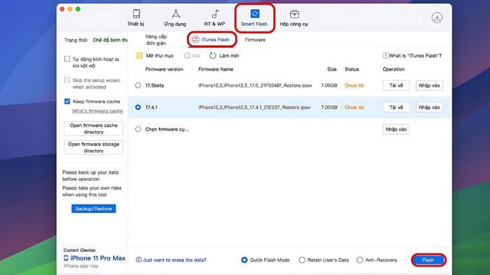 Hướng dẫn Flash iPhone bằng 3uTools