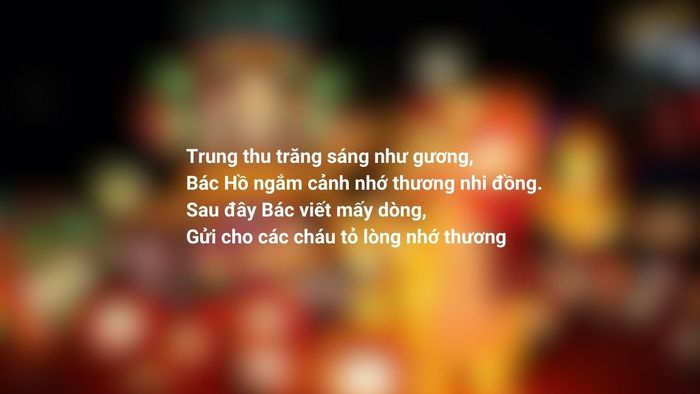 Thơ Trung thu đầy cảm xúc và ý nghĩa