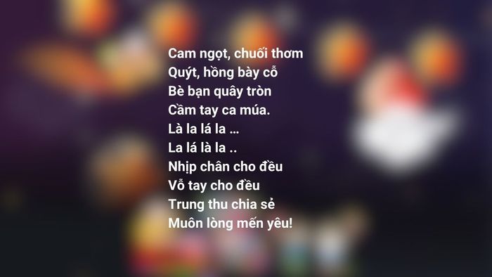 Bài thơ vui Tết Trung thu