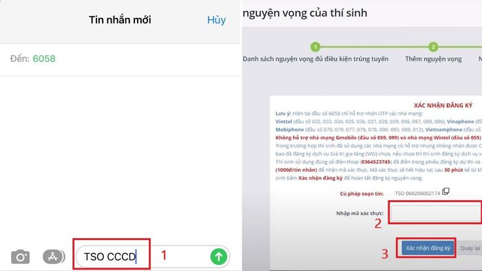 Hướng dẫn đăng ký xét tuyển đại học bước 4