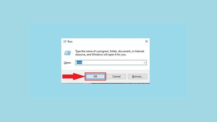 Khắc phục lỗi wifi limited access bằng lệnh DOS bước 1
