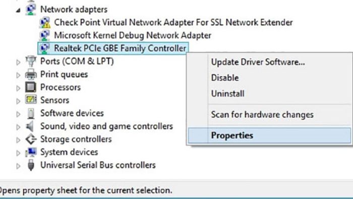 Kiểm tra Driver WiFi bước 2 và 3