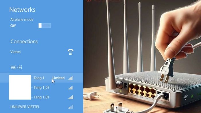 Nguyên nhân khiến wifi bị limited access