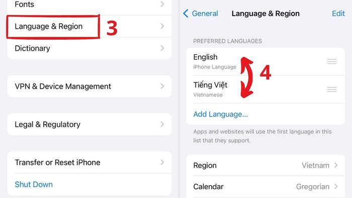 Cách đổi ngôn ngữ Messenger sang Tiếng Việt trên iPhone - Bước 2