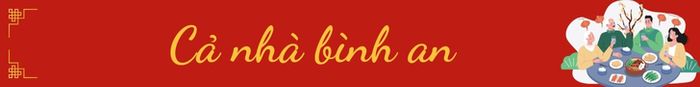 Băng rôn Tết với hình ảnh gia đình quây quần bên nhau mang lại cảm giác gần gũi, tươi vui, làm nổi bật không khí sum vầy trong ngày lễ quan trọng này.