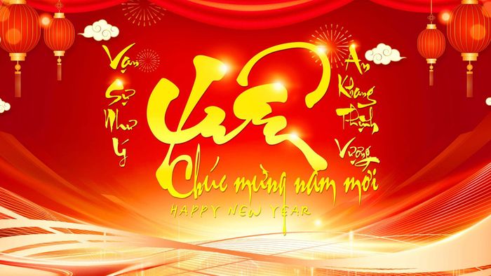 Banner Tết ấn tượng với sắc đỏ rực rỡ, mang lại không khí xuân tươi mới và đầy hy vọng.