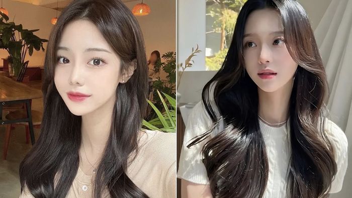 Tóc nâu đen tự nhiên mang đến vẻ đẹp dịu dàng, thanh thoát