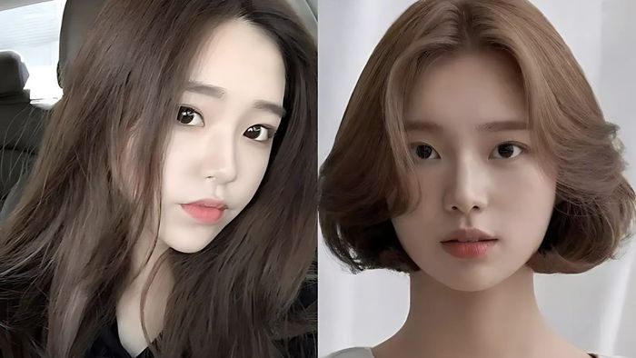 Nhuộm tóc nâu đen sáng giúp tóc bồng bềnh và đầy sức sống