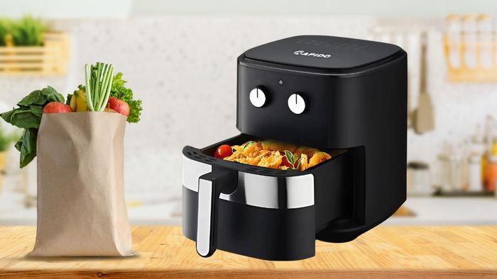 Cách sử dụng nồi chiên không dầu Rapido 7L - Bước 4