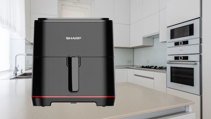 Nồi chiên không dầu Sharp đến từ đâu? Thiết kế tinh tế và nhỏ gọn