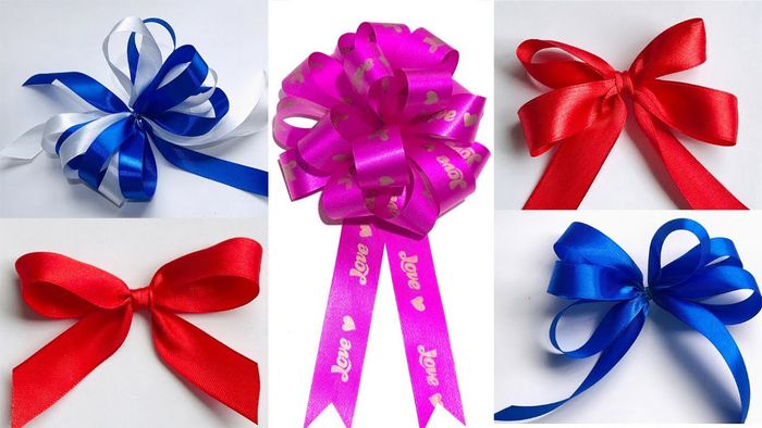 Hoàn thiện giỏ quà Tết handmade với nơ và các chi tiết trang trí