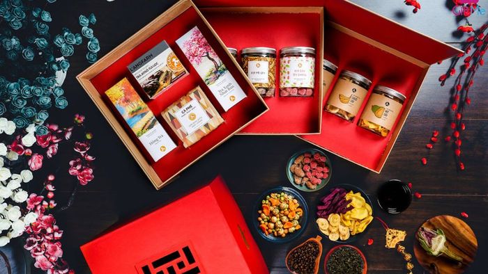 Set quà Tết độc đáo tạo ấn tượng mạnh mẽ trong mùa Tết
