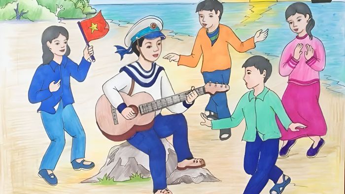 Bài văn miêu tả chú bộ đội hải quân đặc sắc
