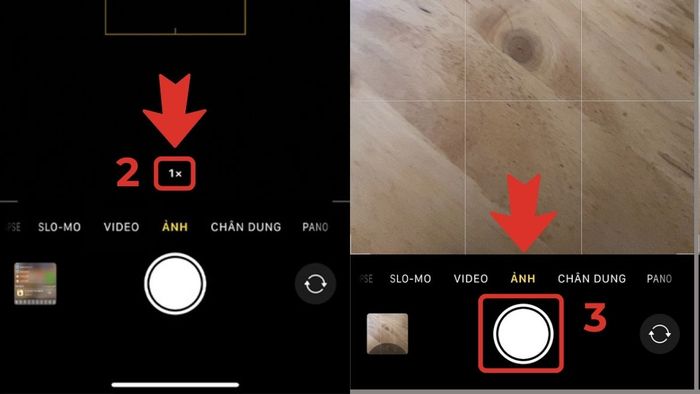 Chọn chế độ zoom và kiểu ảnh phù hợp.