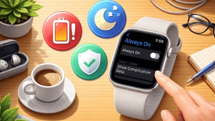Những lưu ý quan trọng khi tắt Always On Display trên Apple Watch để quản lý pin hiệu quả hơn.