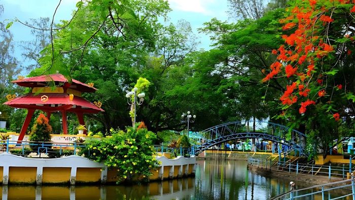 Hình ảnh Sóc Trăng xanh mướt, mát lành.