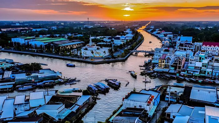 Hình ảnh Sóc Trăng nhẹ nhàng, thanh thoát, như một bức tranh.